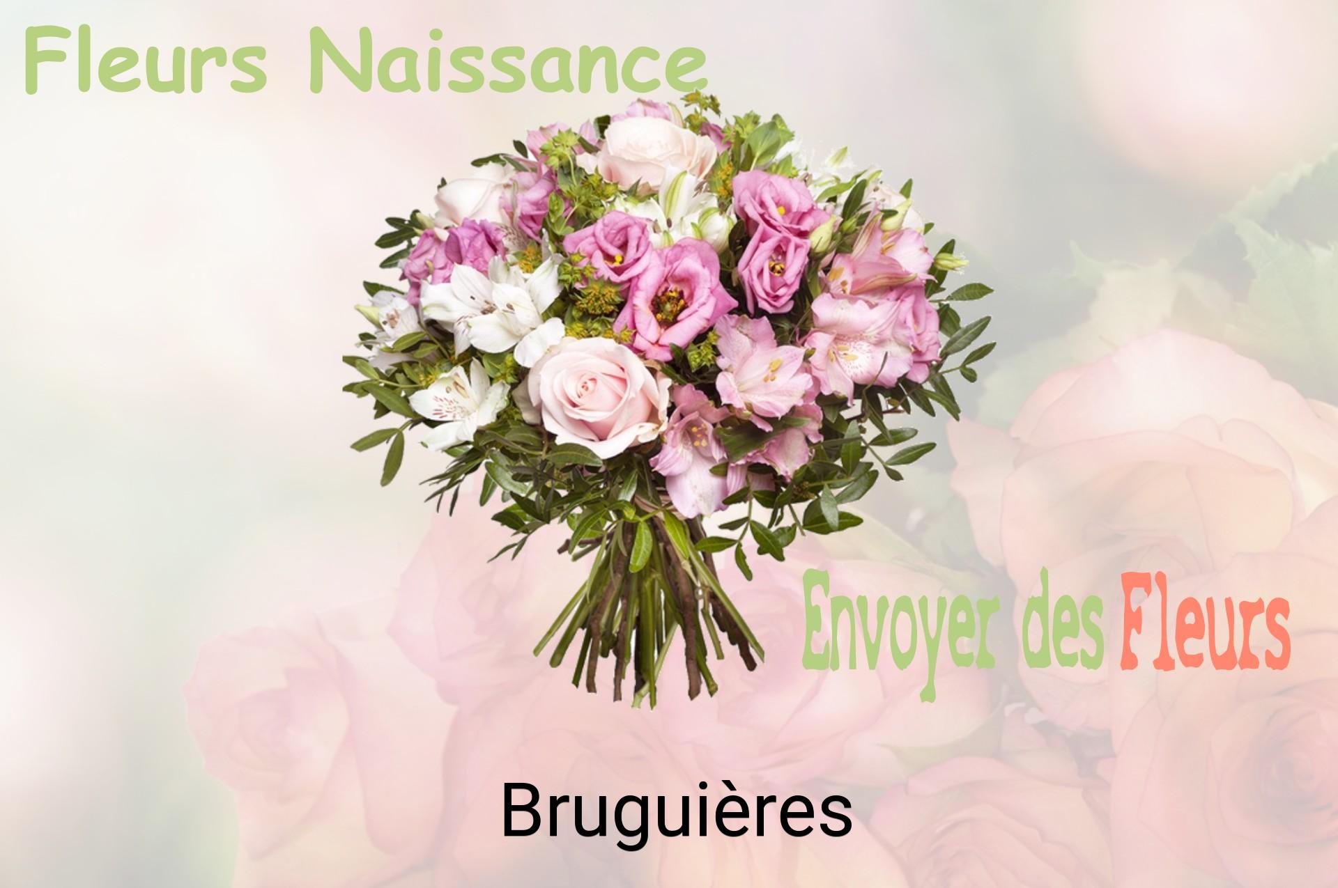 Bouquet de fleurs de naissance livré à Bruguières